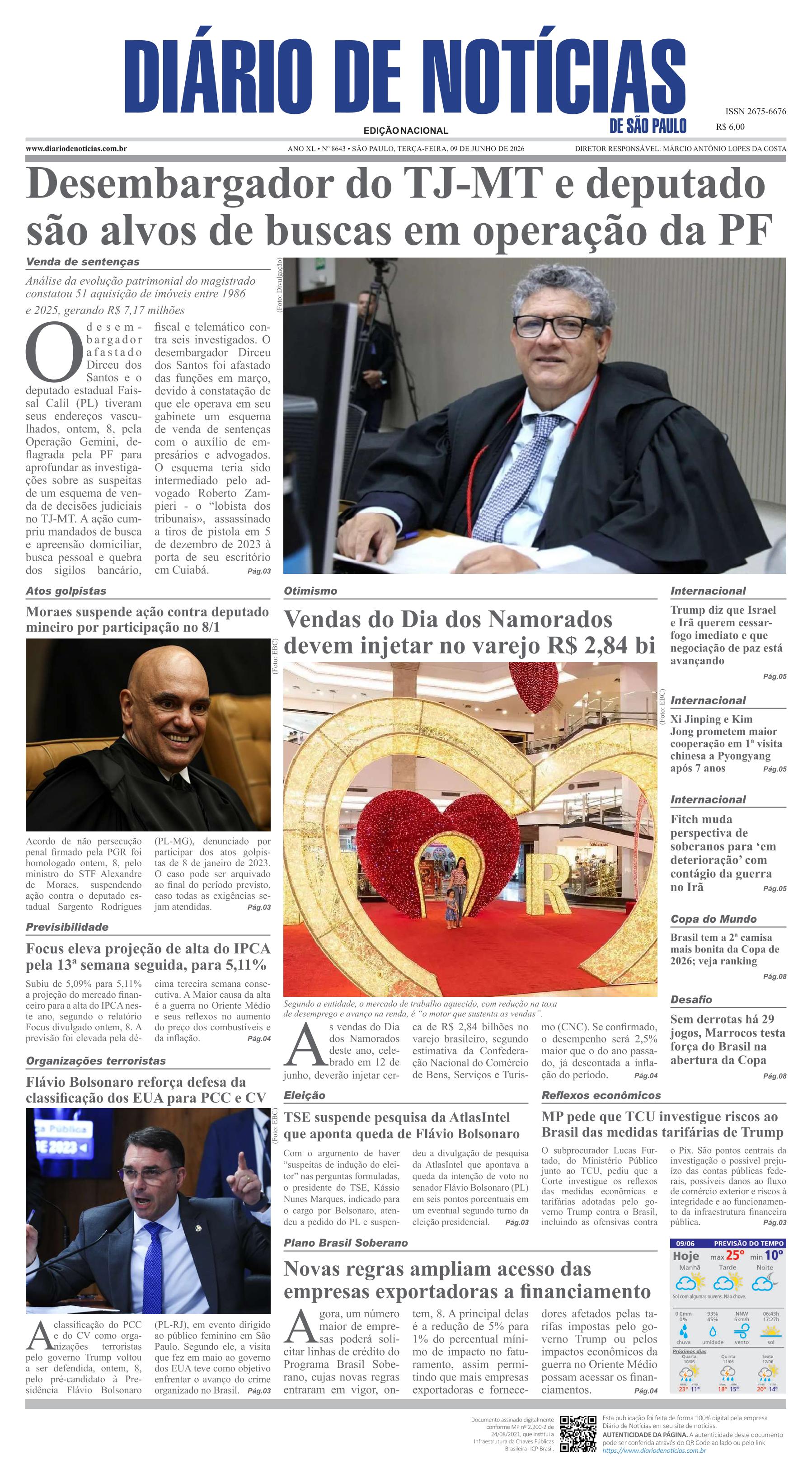 Capa do Jornal