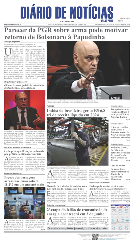 Capa do Jornal