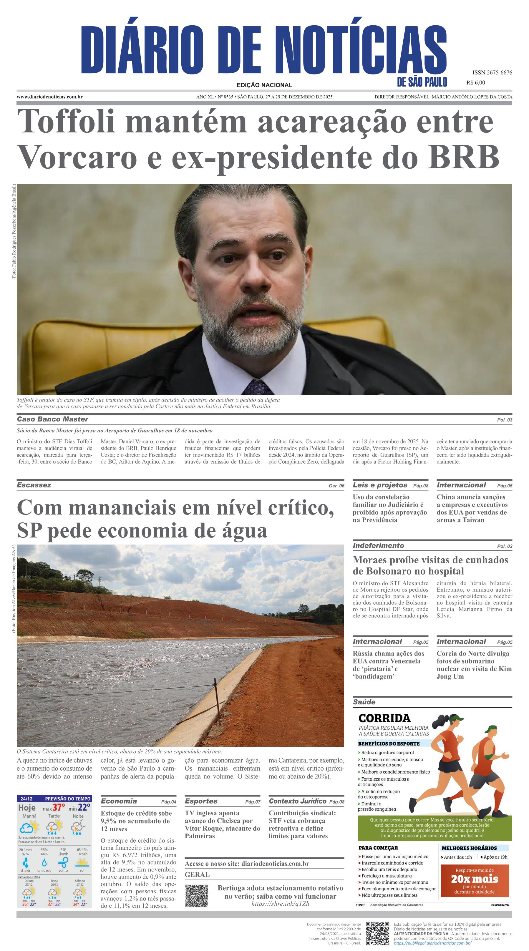 Capa do Jornal