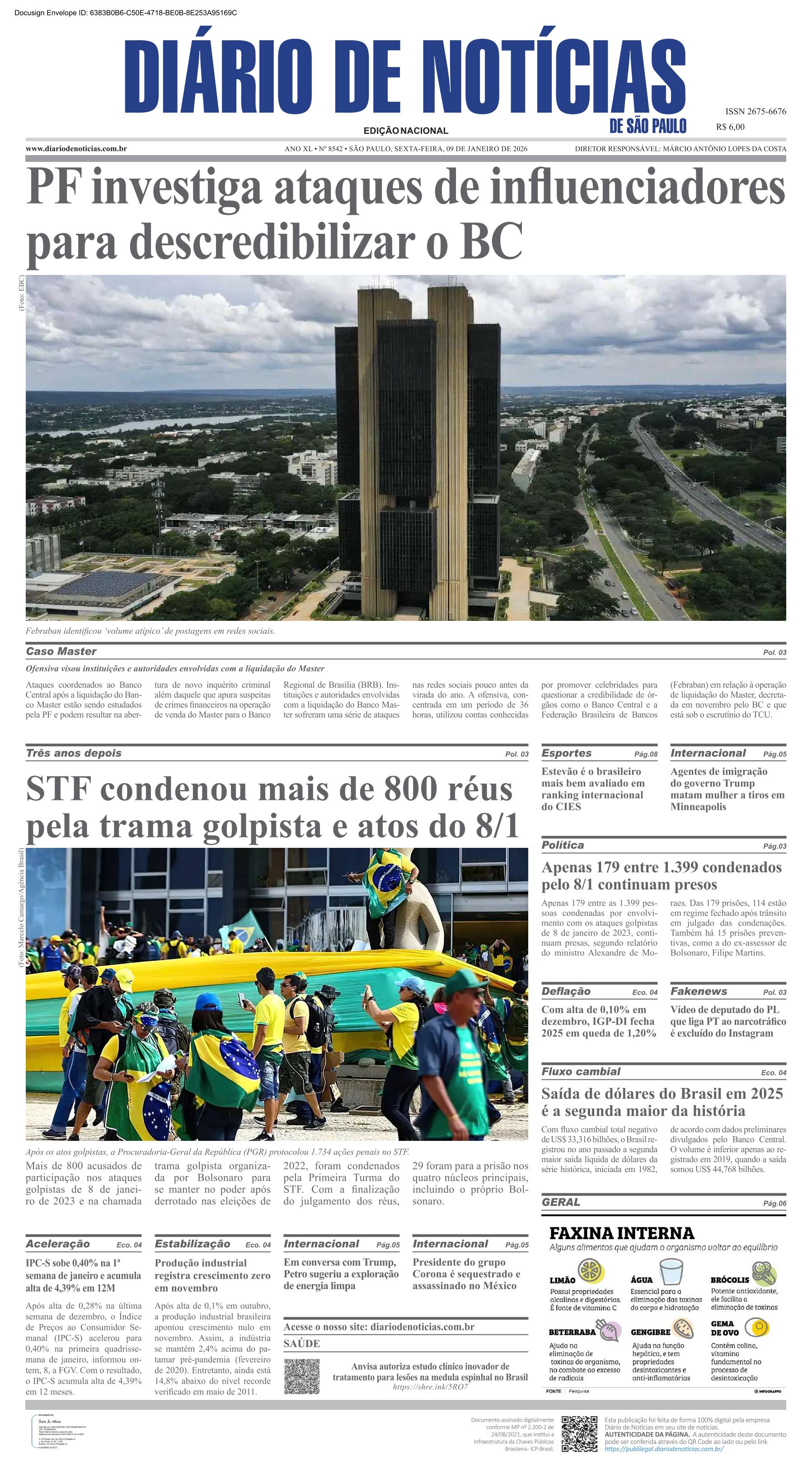 Capa do Jornal