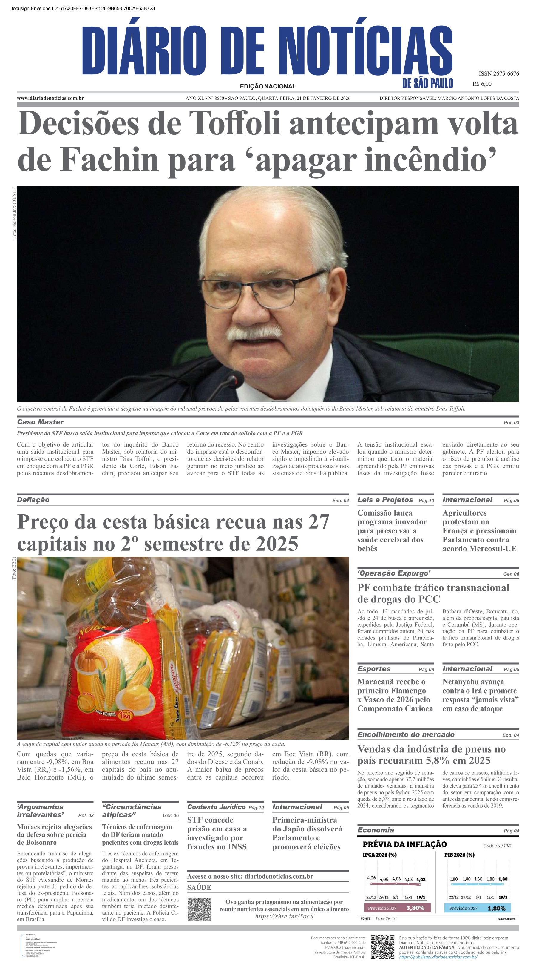 Capa do Jornal