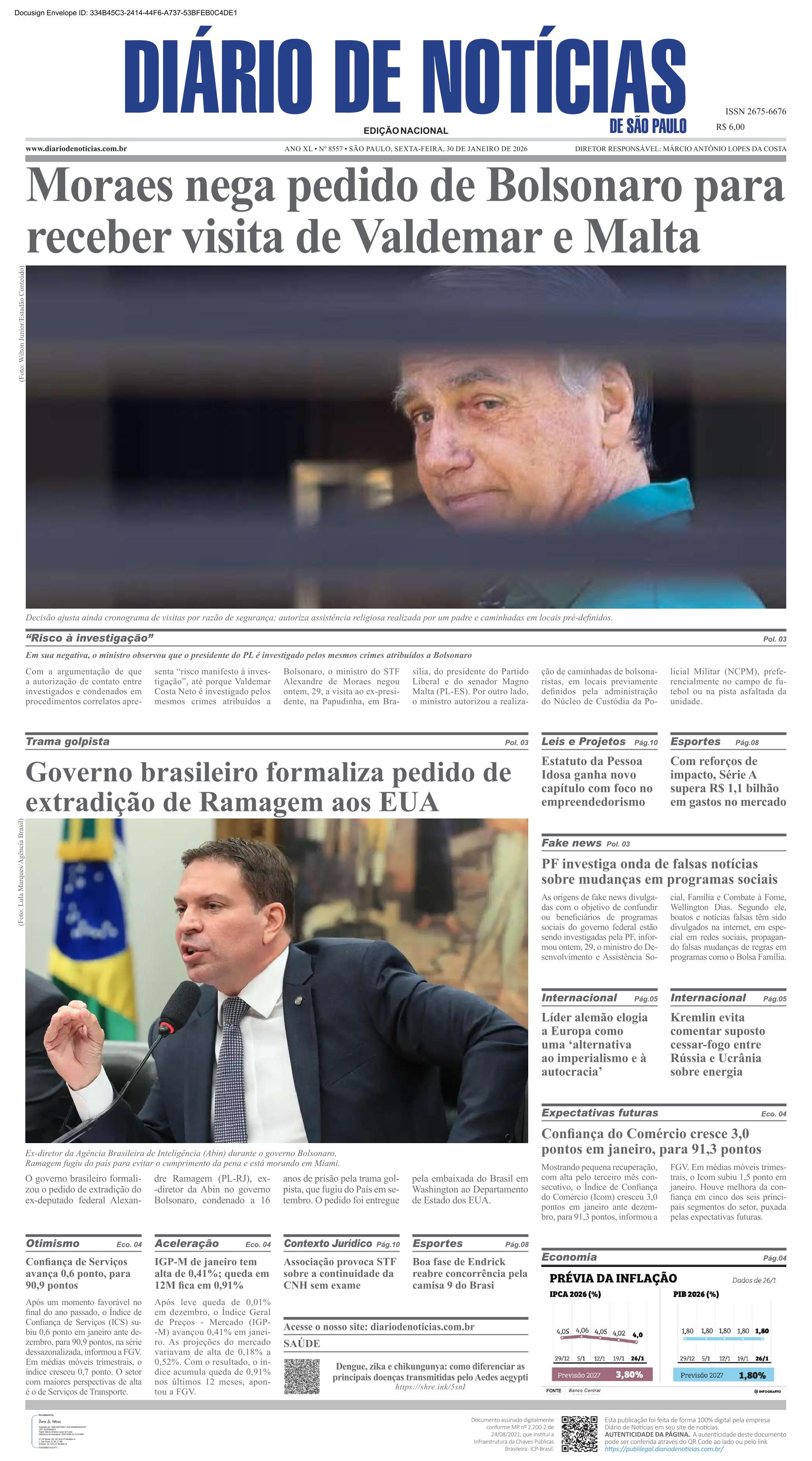 Capa do Jornal