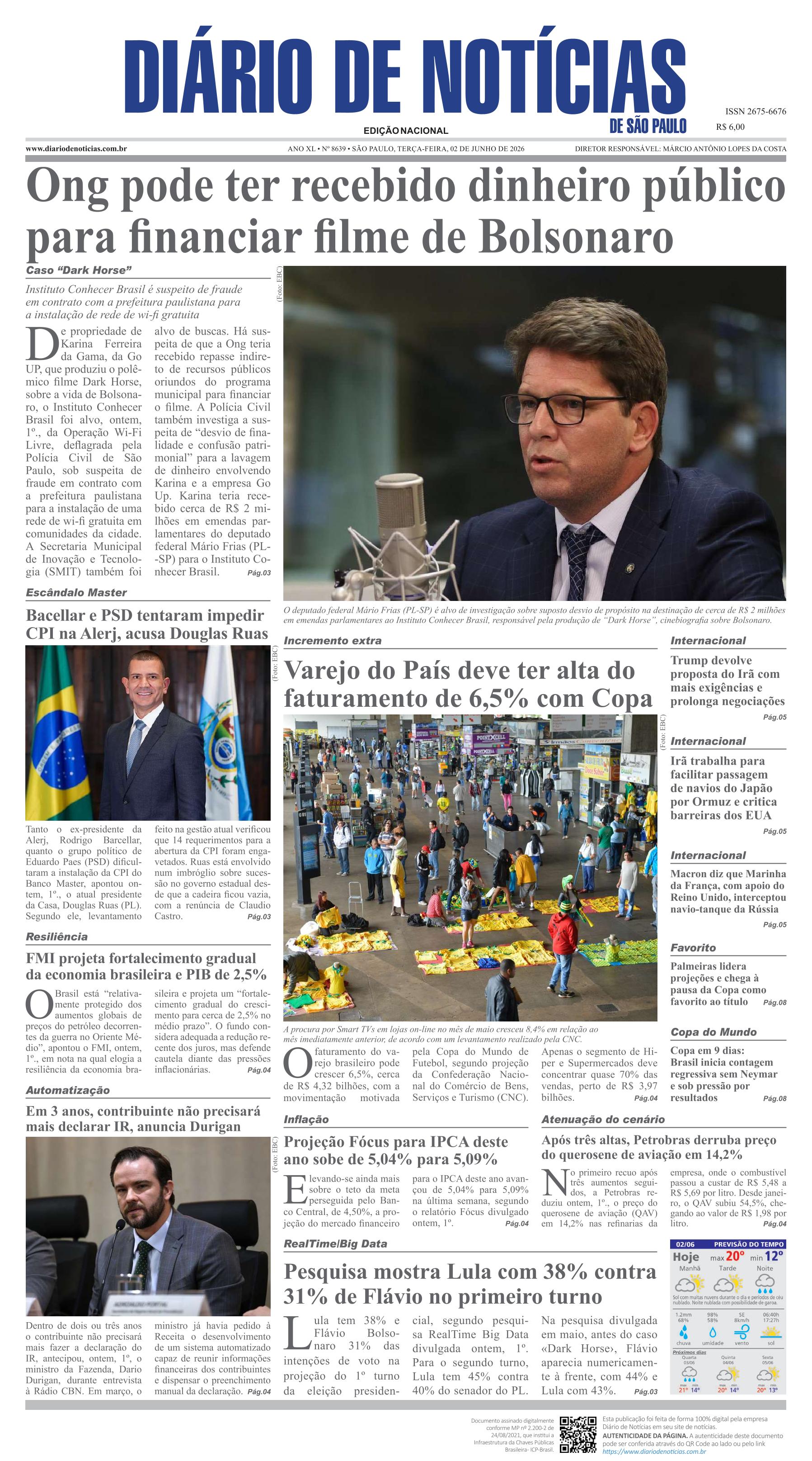 Capa do Jornal