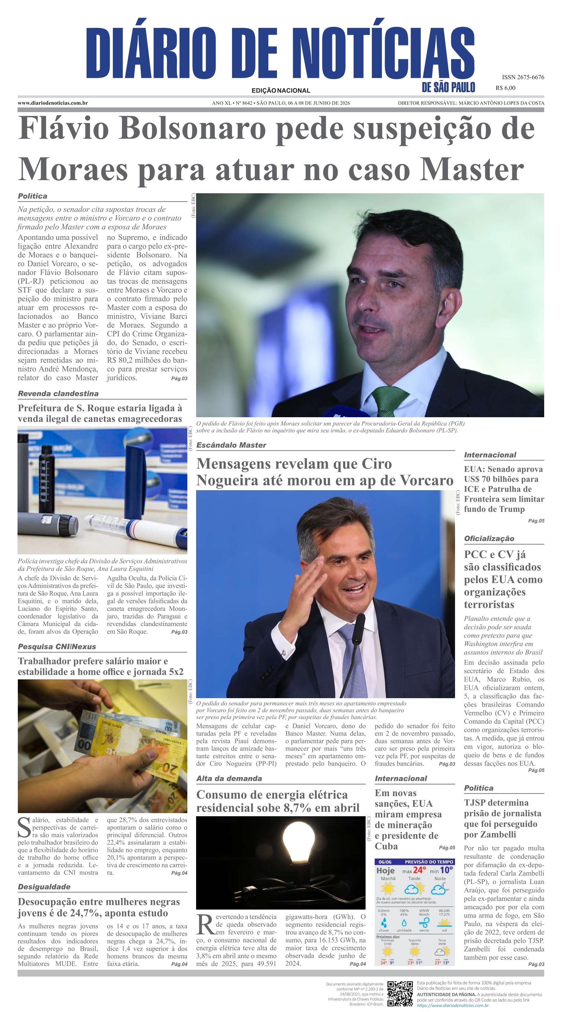 Capa do Jornal