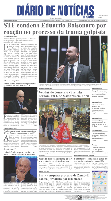 Capa do Jornal