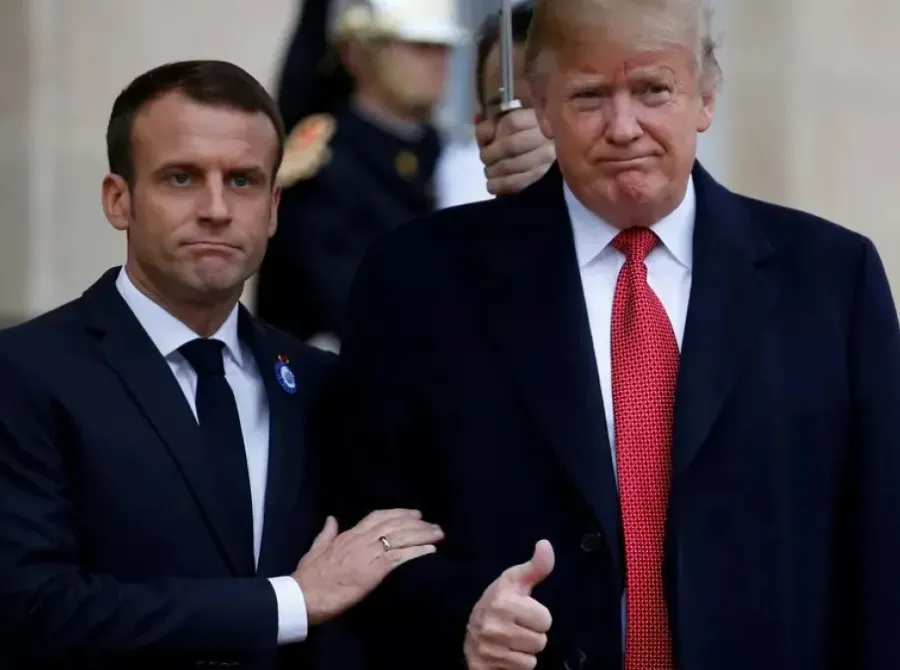 Macron quer sediar reunião do G7 em Paris para debater sobre a Groenlândia, afirma Trump