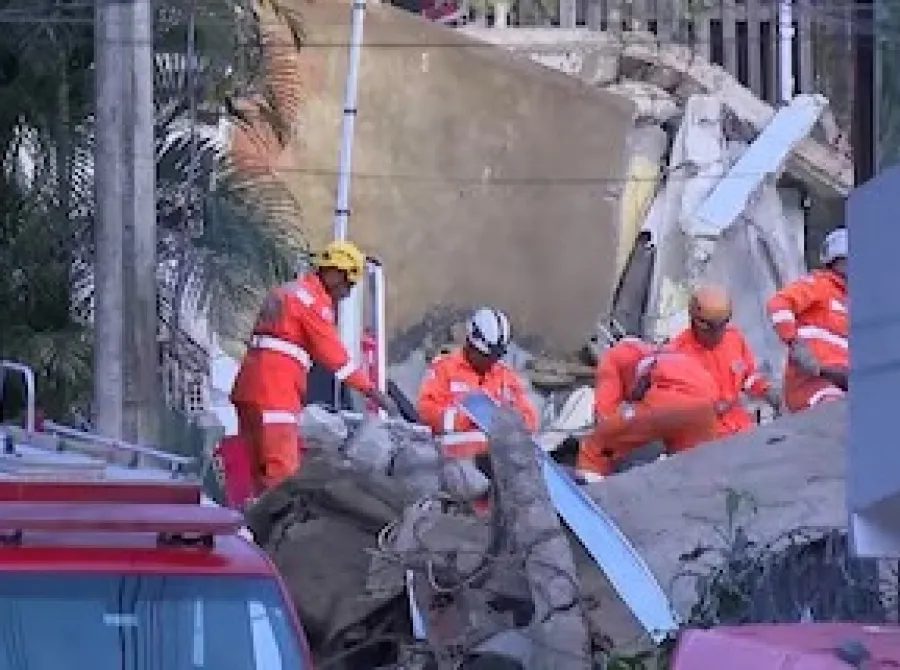 Último Corpo soterrado em desabamento que atingiu lar de idosos em BH é localizado