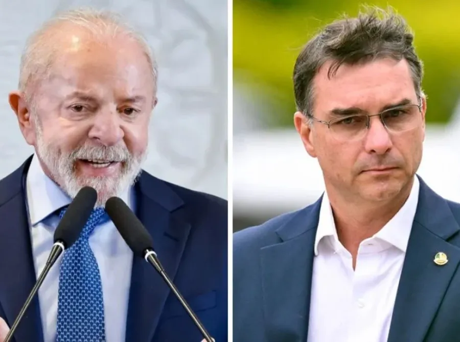 Lula e Flávio Bolsonaro lideram rejeição na corrida presidencial, ambos com 48%, diz BTG/Nexus