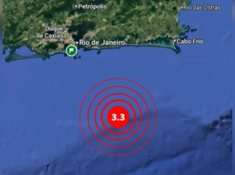 Tremor de terra é registrado no Rio de Janeiro