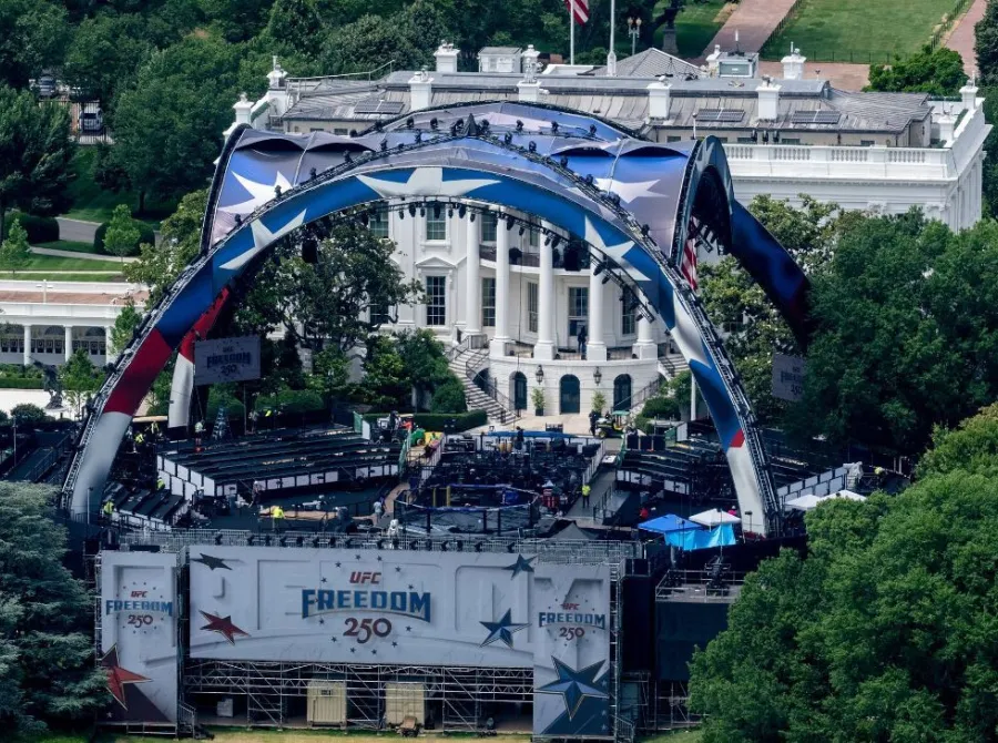 UFC na Casa Branca: evento histórico transforma sede do governo dos EUA em palco de lutas