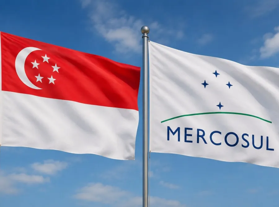 Mercosul-Singapura entra em vigor e abre mercado asiático com tarifa zero para produtos brasileiros