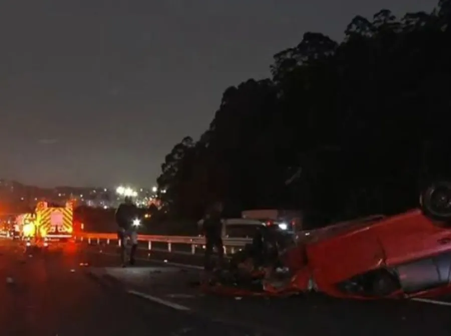Duas pessoas morrem e cinco ficam feridas em acidente na Rodovia Anhanguera, em SP