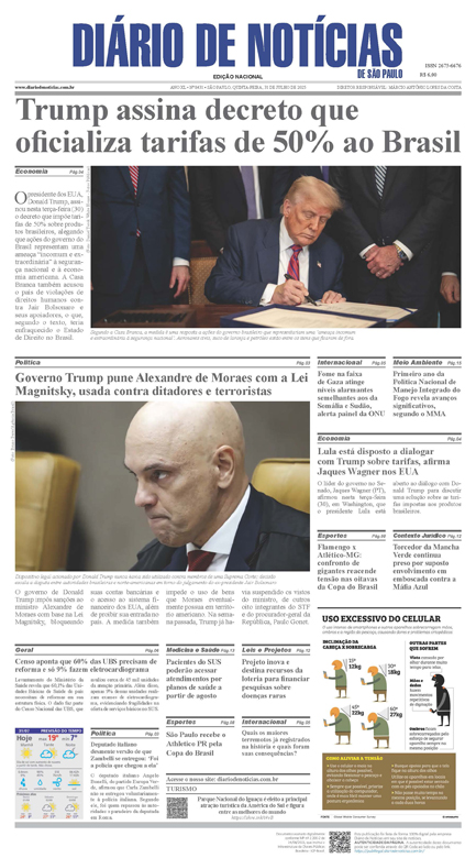 Capa do dia
